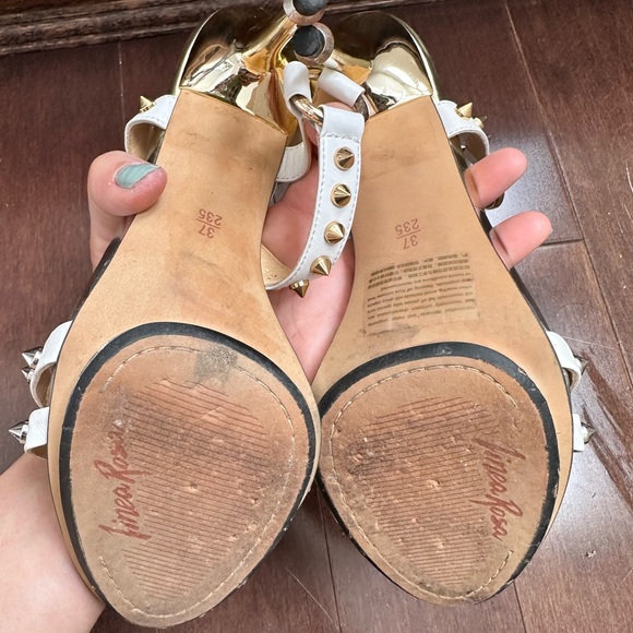 Linea Rosa - High Heel Sandal Shoes, Size 37/235 with dust bag - Picture 12 of 16